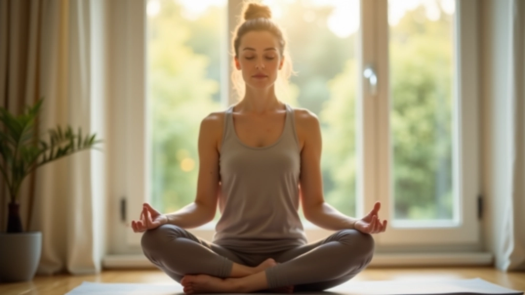 Personne seule en méditation près d'une fenêtre, trouvant la paix intérieure et l'authenticité personnelle